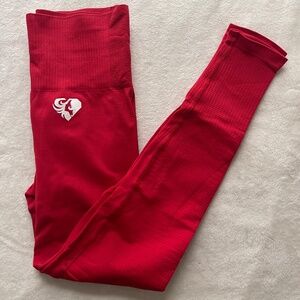 Women’s Best Red Power Seamless High Waisted Leggings (S)